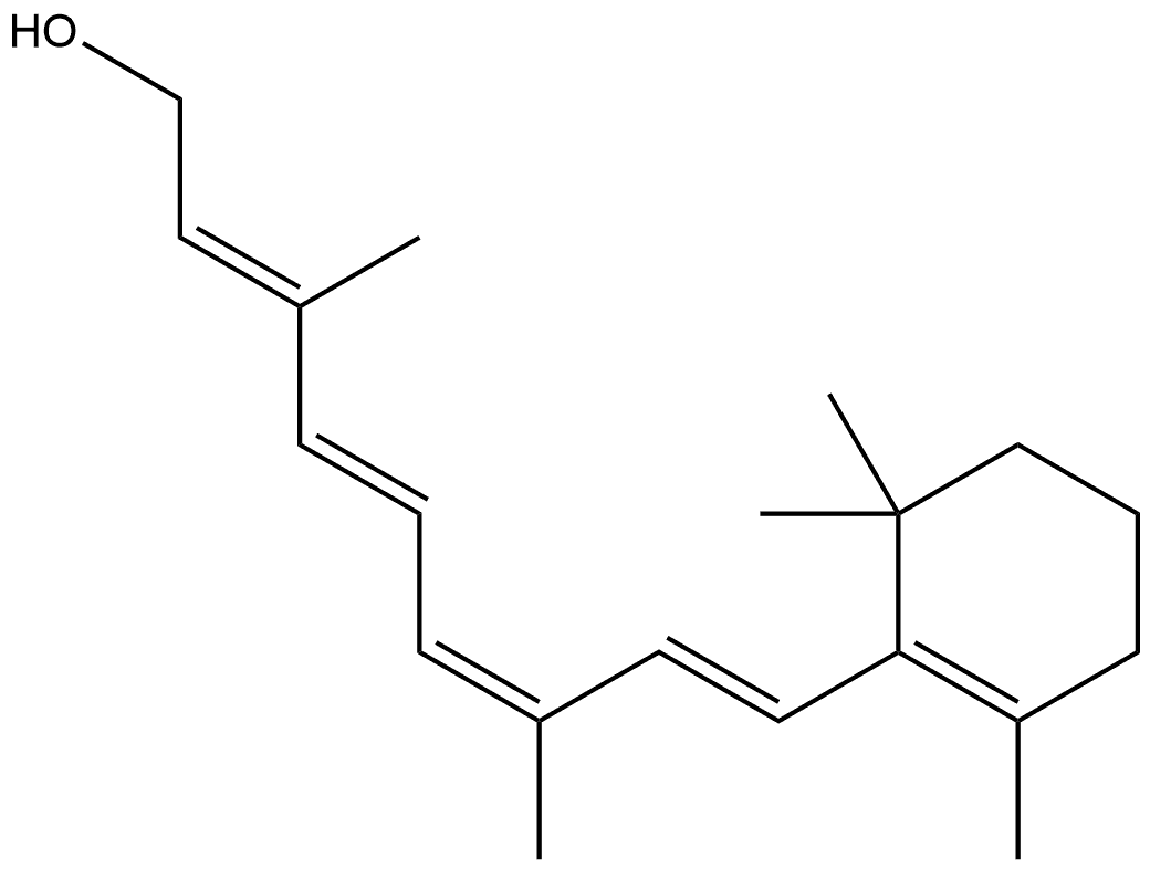 维生素A 结构式