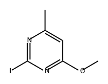 2-碘-4-甲氧基-6-甲基嘧啶 结构式