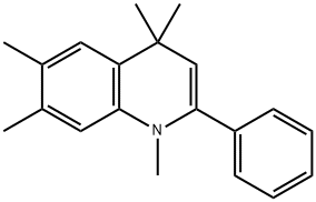 1,4,4,6,7-Pentamethyl-2-phenyl-1,4-dihydroquinoline 结构式