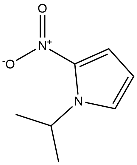 1-isopropyl-2-nitro-1H-pyrrole 结构式