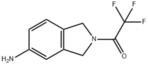 1-(5-氨基异吲哚啉-2-基)-2,2,2-三氟乙酮 结构式