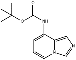 8-(BOC-氨基)咪唑并[1,5-A]吡啶 结构式