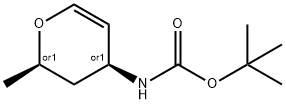 Carbamic acid, [(2R,4S)-3,4-dihydro-2-methyl-2H-pyran-4-yl]-, 1,1- 结构式