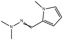 1H-Pyrrole-2-carboxaldehyde, 1-methyl-, 2,2-dimethylhydrazone 结构式