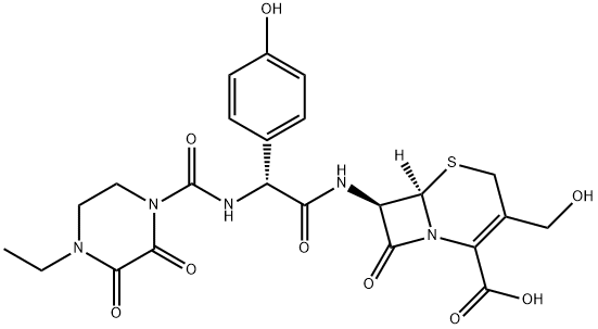 脱四氮头孢哌酮(头孢哌酮杂质9) 结构式