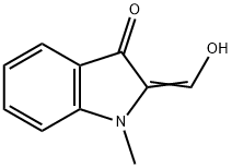 3H-Indol-3-one,1,2-dihydro-2-(hydroxymethylene)-1-methyl-(9CI) 结构式