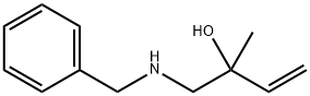 3-Buten-2-ol, 2-methyl-1-[(phenylmethyl)amino]- 结构式