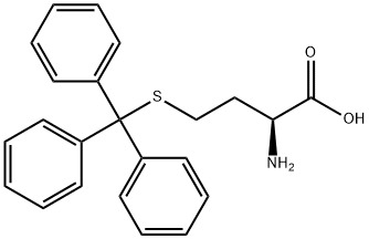 L-Homocysteine, S-(triphenylmethyl)- 结构式