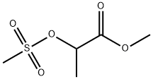 2-(Methylsulfonyloxy)propanoic acid methyl ester 结构式