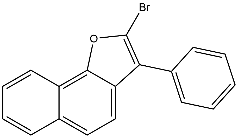 2-Bromo-3-phenylnaphtho[1,2-b]furan 结构式