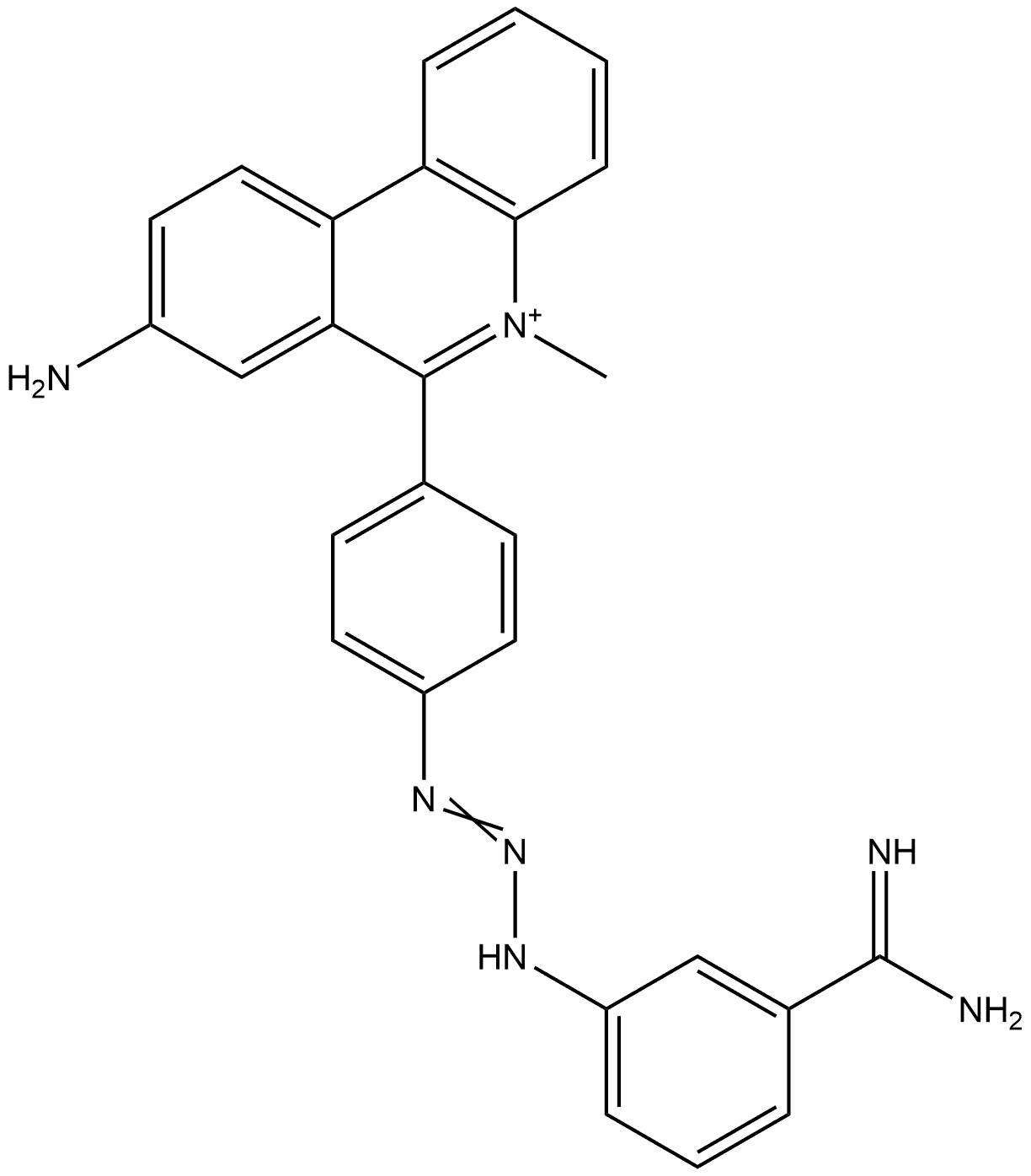 Isometamidium Impurity 10 结构式