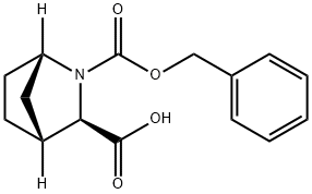 2-Azabicyclo[2.2.1]heptane-2,3-dicarboxylic acid, 2-(phenylmethyl) ester, (1S,3R,4R)- 结构式