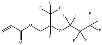 2,3,3,3-四氟-2-(七氟丙氧基)丙烯酸丙酯 结构式