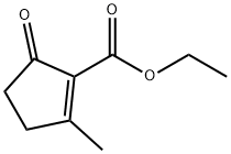 2-甲基-5-氧代-1-环戊烯甲酸乙酯 结构式