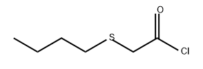 Acetyl chloride, 2-(butylthio)- 结构式