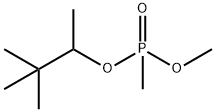 Phosphonic acid, P-methyl-, methyl 1,2,2-trimethylpropyl ester 结构式