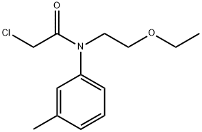 Acetamide, 2-chloro-N-(2-ethoxyethyl)-N-(3-methylphenyl)- 结构式