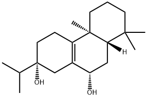 (2R)-1,2,3,4,4b,5,6,7,8,8aβ,9,10-Dodecahydro-4bα,8,8-trimethyl-2-isopropyl-2α,10α-phenanthrenediol 结构式