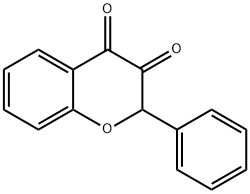 2-Phenylchroman-3,4-dione 结构式