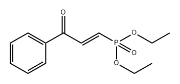 (E)-(3-氧代-3-苯基丙-1-烯-1-基)膦酸二乙酯 结构式