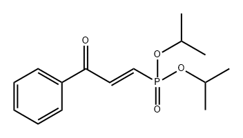 Phosphonic acid, (3-oxo-3-phenyl-1-propenyl)-, bis(1-methylethyl) ester, (E)- (9CI) 结构式