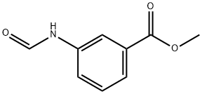 Benzoic acid, 3-(formylamino)-, methyl ester 结构式