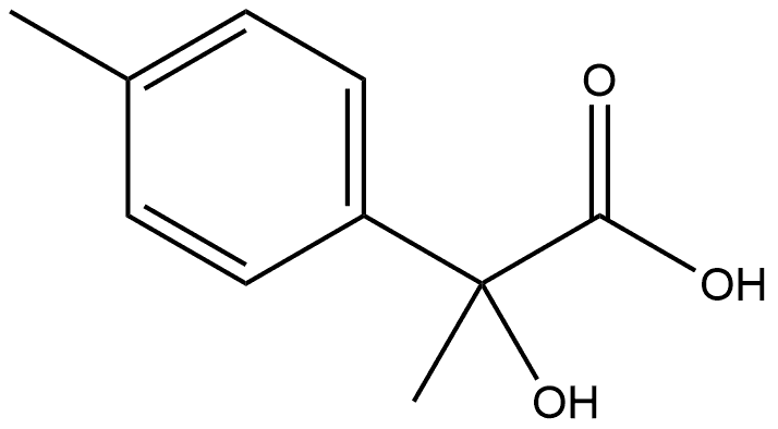2-羟基-2-(对甲苯基)丙酸 结构式