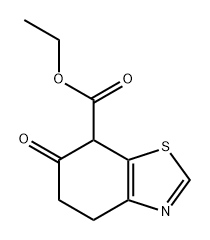 7-Benzothiazolecarboxylic acid, 4,5,6,7-tetrahydro-6-oxo-, ethyl ester 结构式