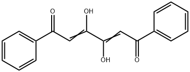 2,4-Hexadiene-1,6-dione, 3,4-dihydroxy-1,6-diphenyl- 结构式