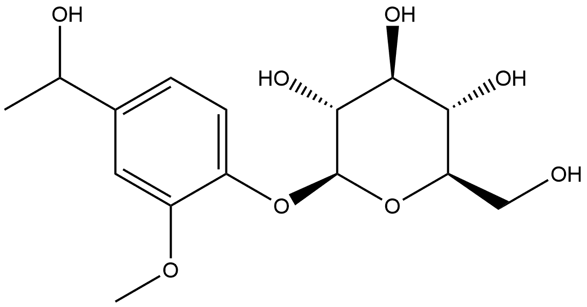 西藏胡黄连酚苷C 结构式