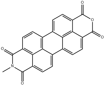 1H-2-Benzopyrano[6',5',4':10,5,6]anthra[2,1,9-def]isoquinoline-1,3,8,10(9H)-tetrone, 9-methyl- 结构式