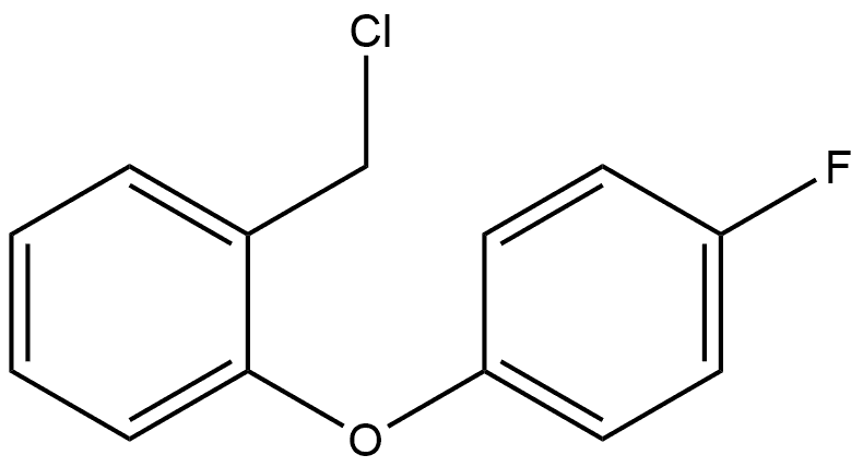 1-(Chloromethyl)-2-(4-fluorophenoxy)benzene 结构式