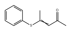 3-Penten-2-one, 4-(phenylthio)- 结构式