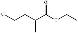 Butanoic acid, 4-chloro-2-methyl-, ethyl ester 结构式