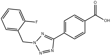 4-(2-(2-Fluorobenzyl)-2H-tetrazol-5-yl)benzoicacid