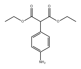 PROPANEDIOIC ACID, 2-(4-AMINOPHENYL)-, 1,3-DIETHYL ESTER 结构式