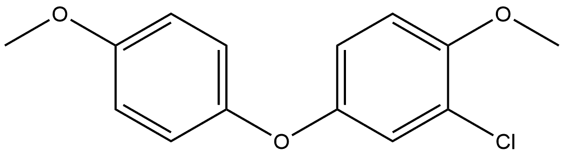 2-Chloro-1-methoxy-4-(4-methoxyphenoxy)benzene 结构式