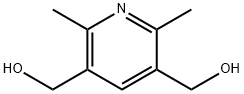 (2,6-二甲基吡啶-3,5-二基)二甲醇 结构式