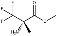 methyl (S)-2-amino-3,3,3-trifluoro-2-methylpropanoate 结构式