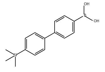 Boronic acid, B-[4'-(trimethylsilyl)[1,1'-biphenyl]-4-yl]- 结构式