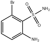 2-Amino-6-bromobenzenesulphonamide 结构式