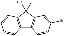 2-溴-9-甲基-9H-芴-9-醇 结构式