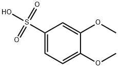 3,4-DIMETHOXYBENZENESULFONIC ACID 结构式