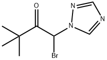 2-BUTANONE, 1-BROMO-3,3-DIMETHYL-1-(1H-1,2,4-TRIAZOL-1-YL)- 结构式