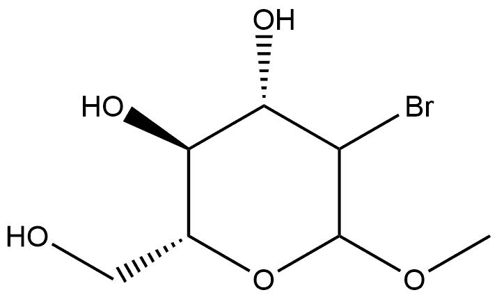 D-arabino-Hexopyranoside, methyl 2-bromo-2-deoxy-, (2ξ)- 结构式