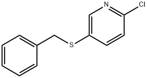 5-(苯甲硫基)-2-氯吡啶 结构式