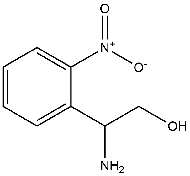 Benzeneethanol, β-amino-2-nitro- 结构式
