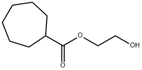 Cycloheptanecarboxylic acid, 2-hydroxyethyl ester 结构式