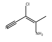 2-Butenenitrile, 3-amino-2-chloro-, (E)- (9CI) 结构式