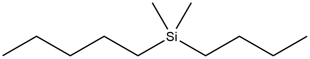 Butyldimethyl(pentyl)silane 结构式